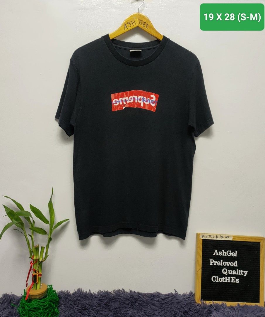SUPREME X COMME DES GARCONS Men s Fashion Tops Sets Tshirts