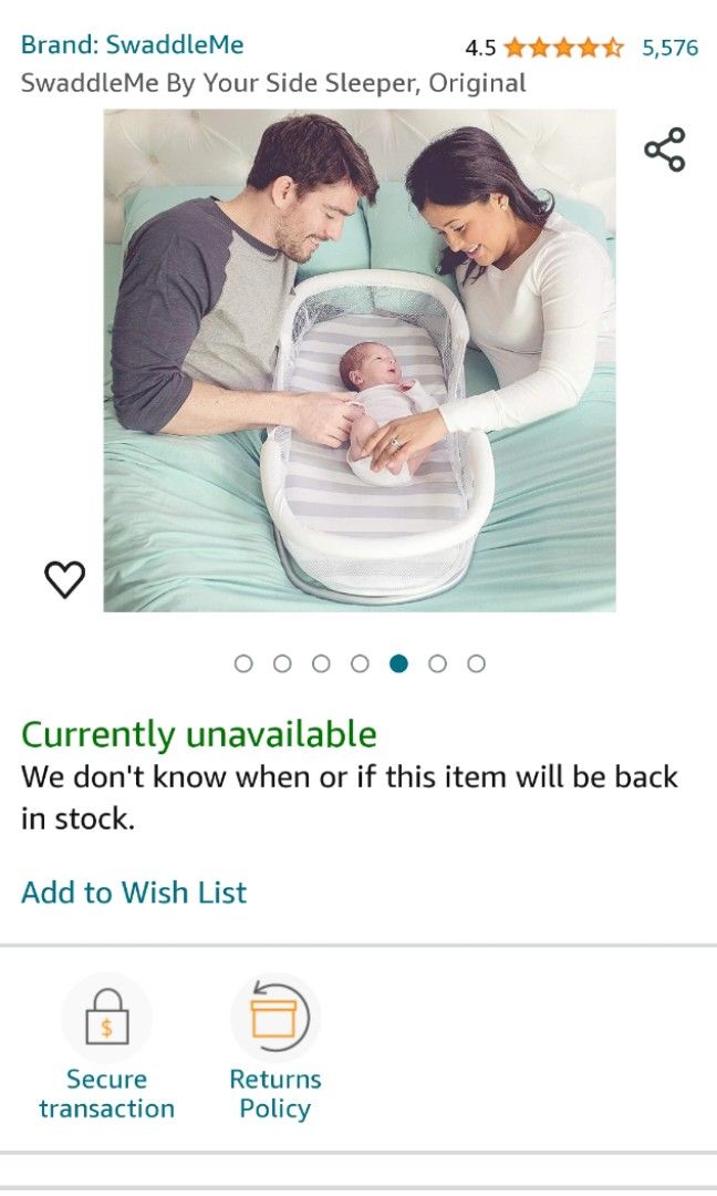 Swaddleme by your side co new arrivals sleeper