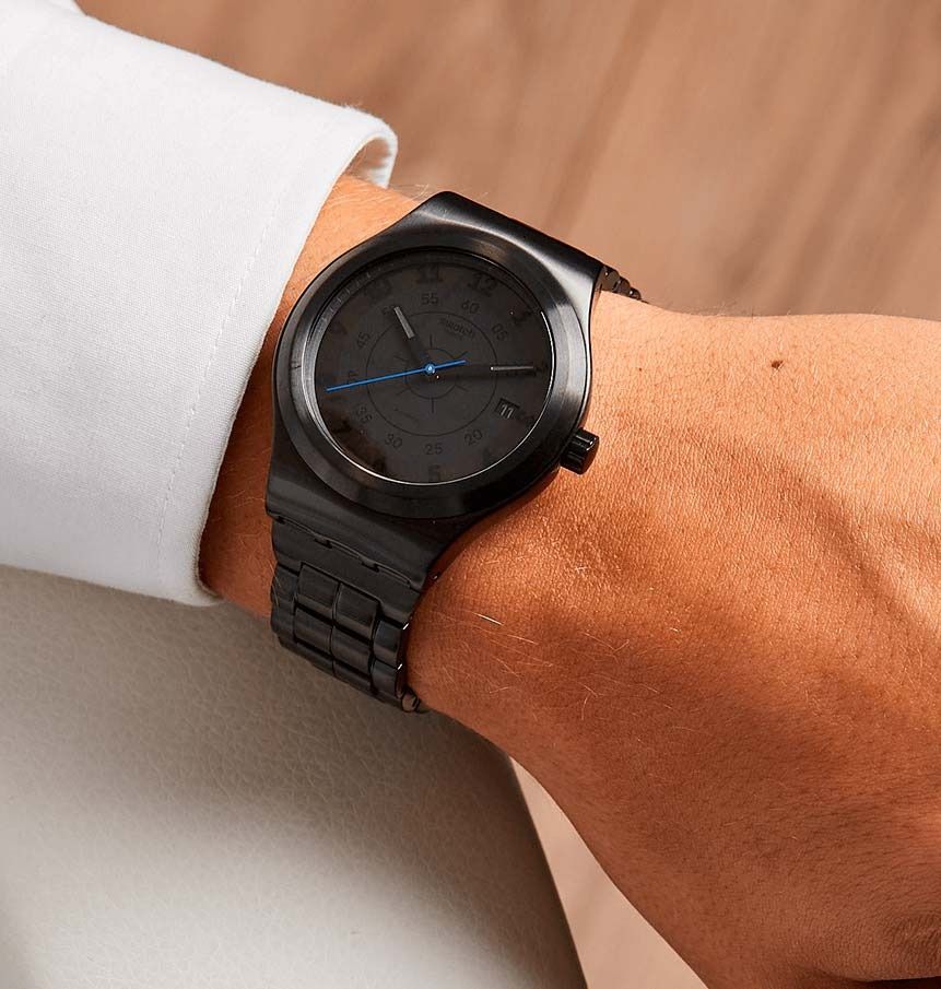 Swatch sistem hotsell dark yib401g