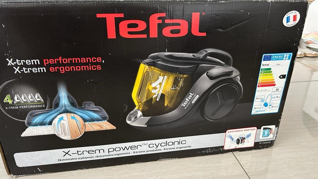 Tefal XTrem Power Cyclonic Vacuum Cleaner, TV & Home Appliances