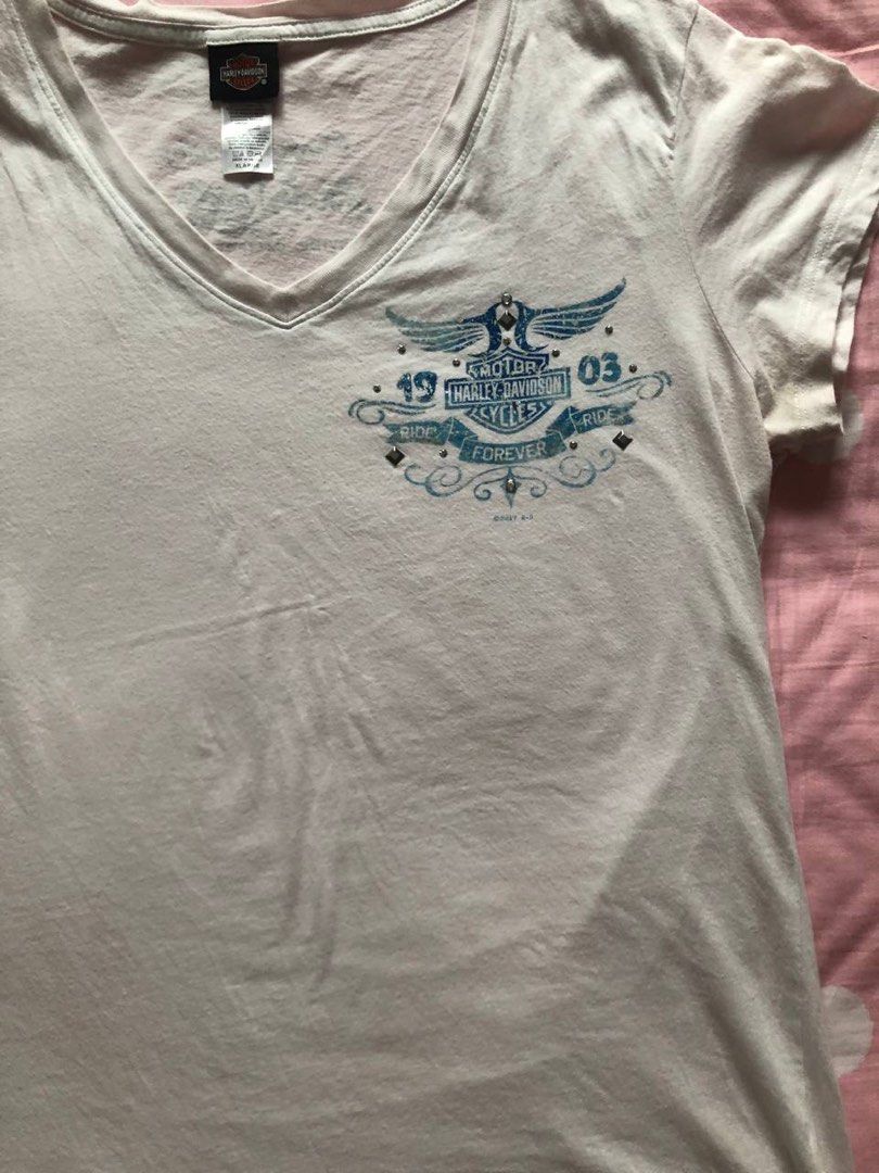 Off the shoulder harley davidson shirts online