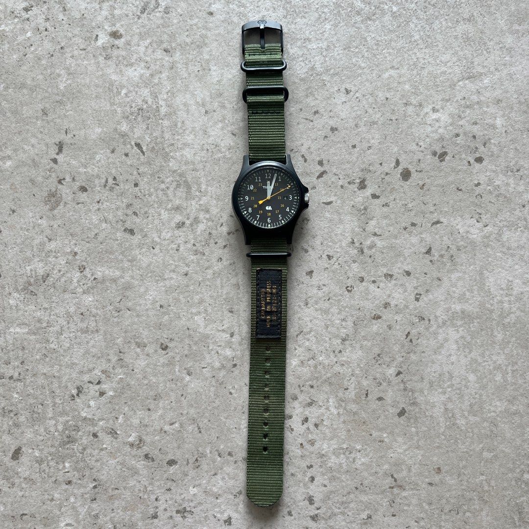 Timex X Carhartt WIP Military Watch Men s Fashion Watches Accessories Watches on Carousell