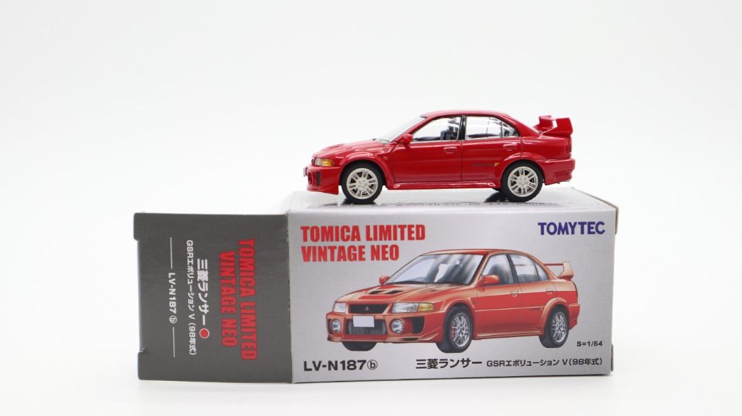TOMYTEC LV-N190b 1/64 Mitsubishi Lancer GSR EVOVI, noir | Rail TOMYTEC LV-N190b 1/64 Mitsubishi Lancer GSR EVOVI, noir | Rail