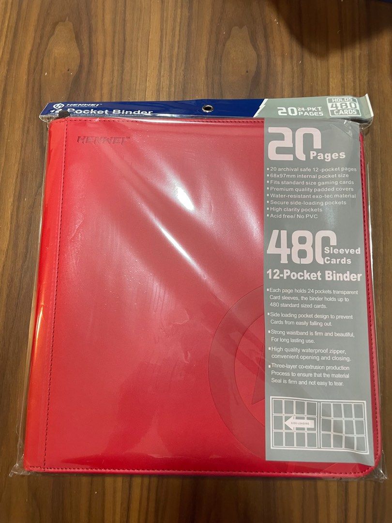 Trading Card Binders - High Quality 4x3 Ringless Binders with Zipper,  Hobbies & Toys, Toys & Games on Carousell