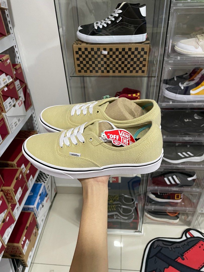 Vans Comfycush Auth Jersey Light Yellow Men s Fashion Footwear