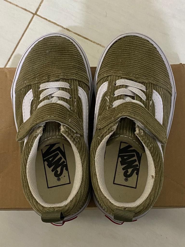 Khaki outlet vans kids