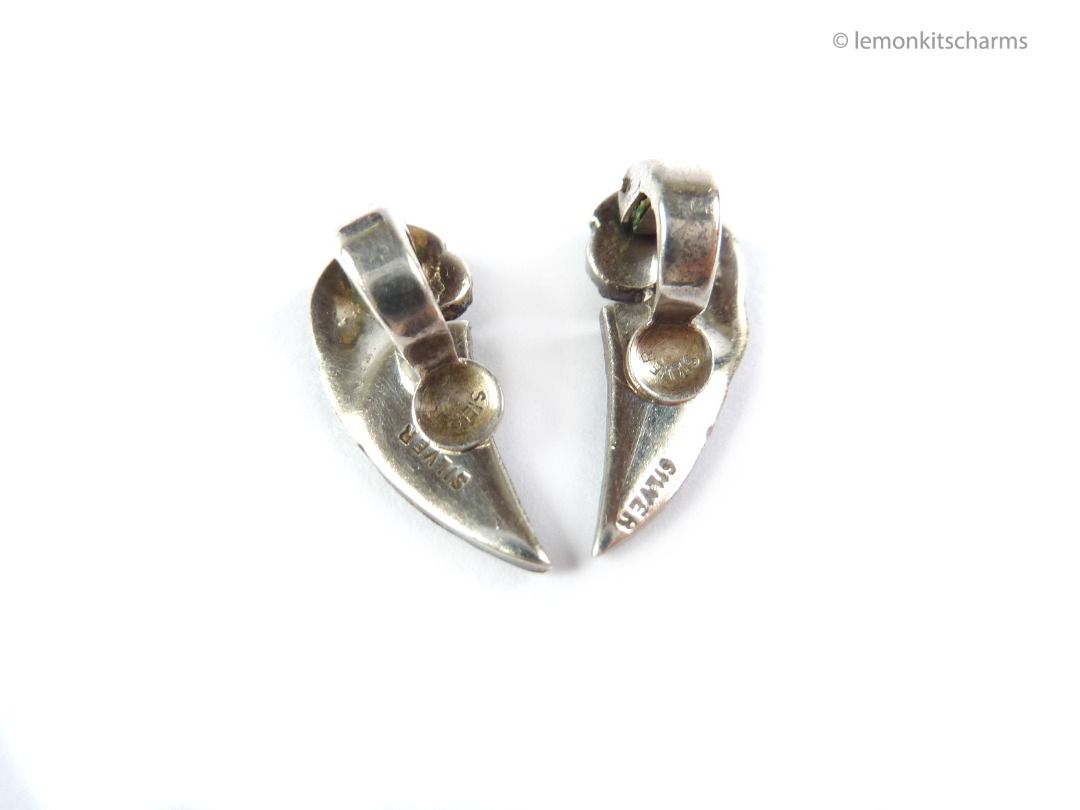 Real silver discount clip on earrings
