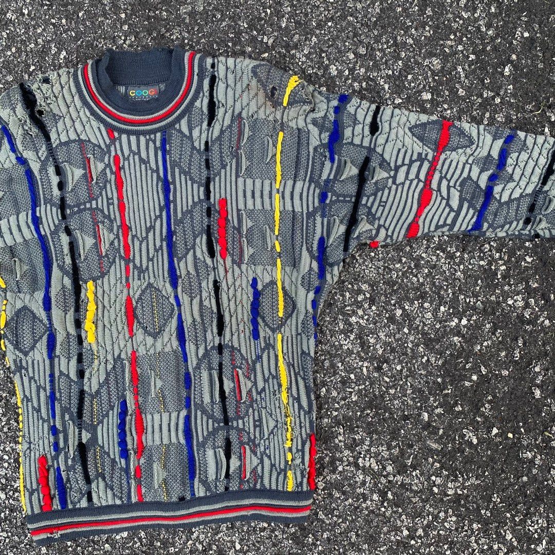 Vintage Coogi Knitwear Sweatshirt Vtg Crewneck Men s Fashion