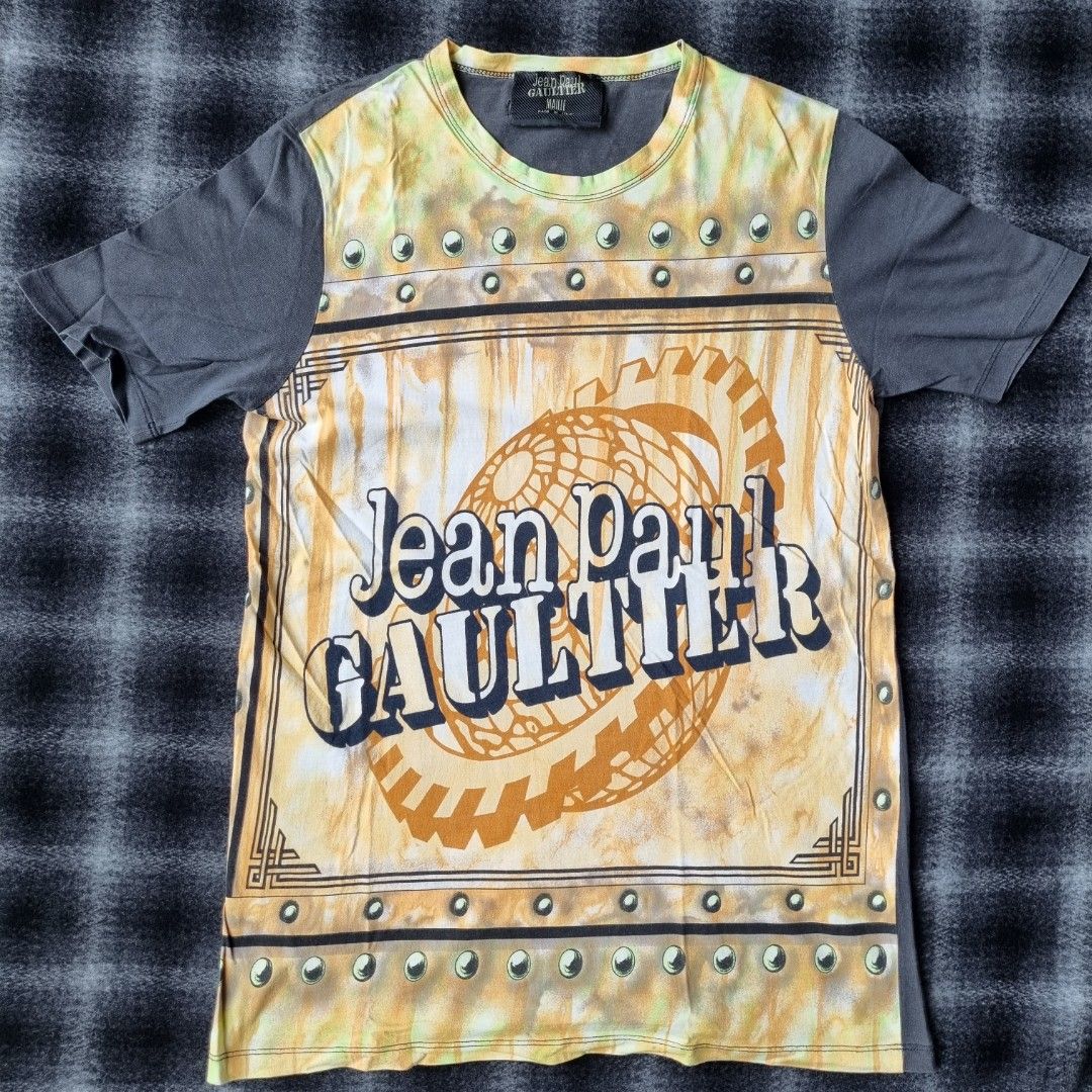 Vintage Jean Paul Gaultier JPG men fitted t shirt Clearance