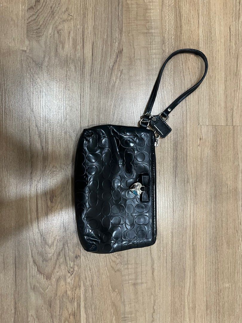 Vintage leather coach purse store