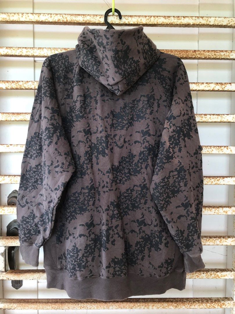 Vintage OUTREEF Hoodie Camo Forest Japan Streetwear Baggy Large