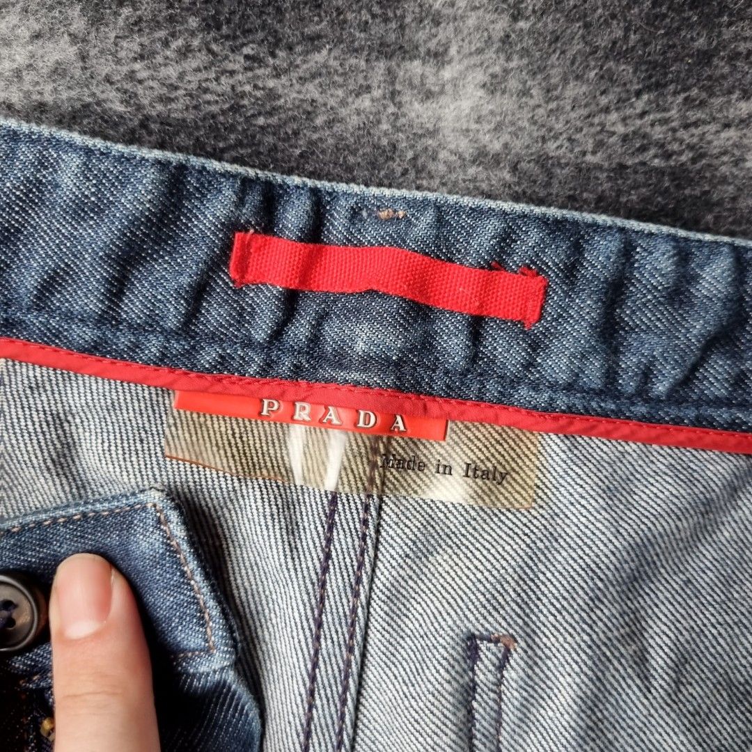 Vintage Prada Sport men denim trousers Clearance