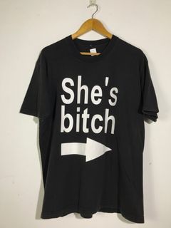 Vintage she bitch statement shirt