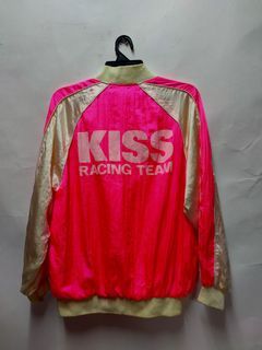 Vtg KISS Racing Team windbreaker jacket