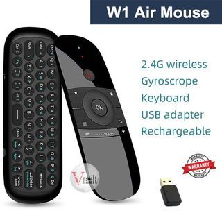 W1 Wireless Air Mouse Remote Controller for TV Computer Projector