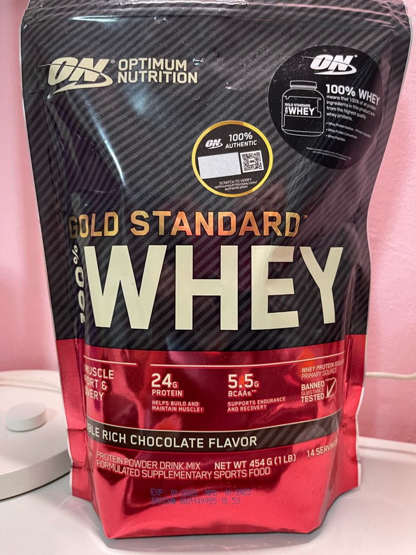 Whey Protein Double Rich Chocolate Flavor, Health & Nutrition, Health Supplements, Sports