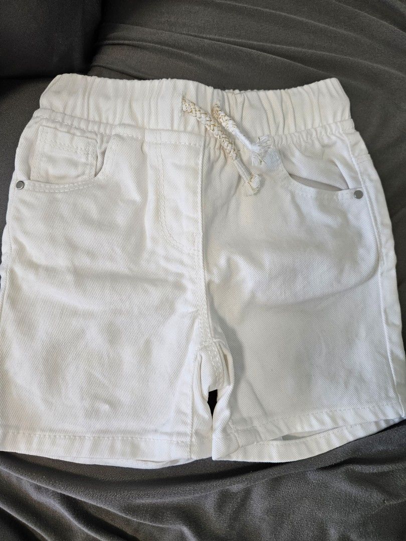 White denim shorts for baby new arrivals girl