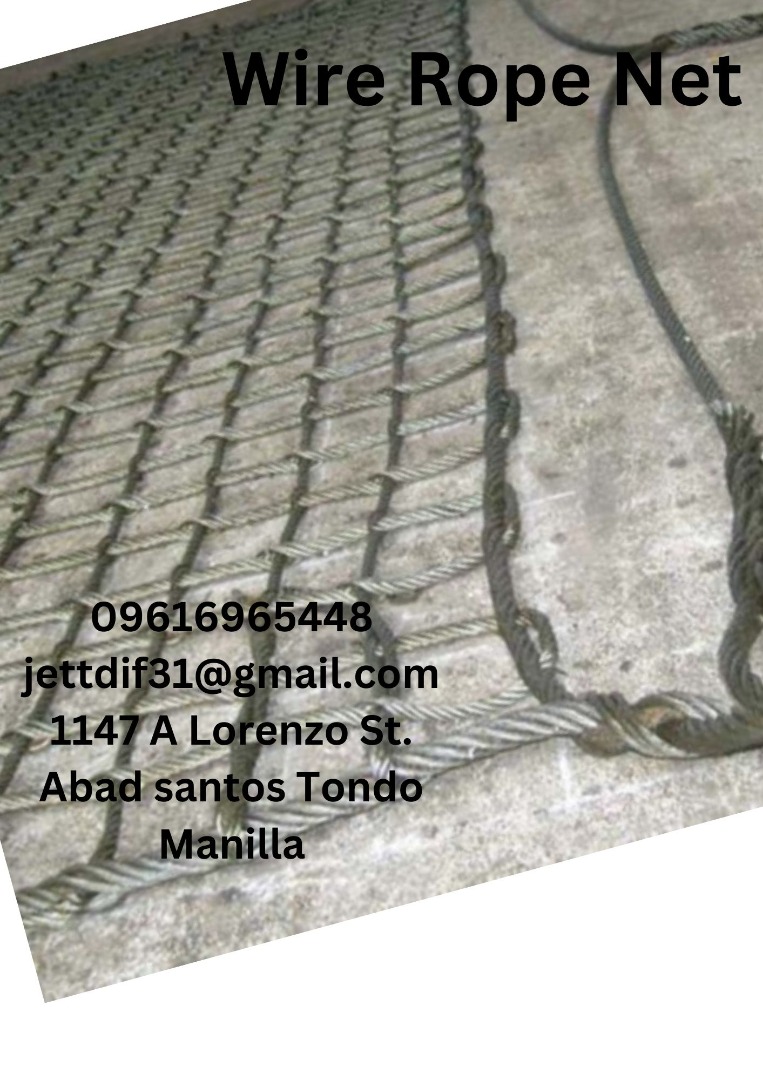 WIRE ROPE NET, Commercial & Industrial, Construction & Building