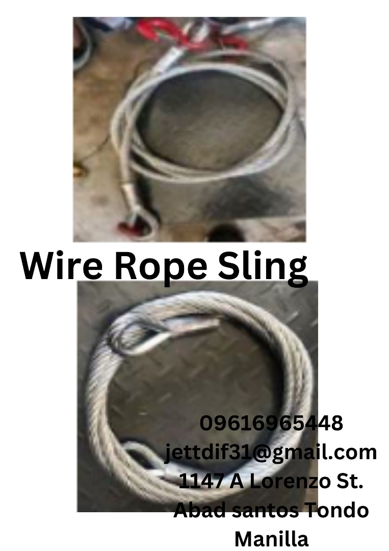Wire Rope Sling, Commercial & Industrial, Construction & Building ...