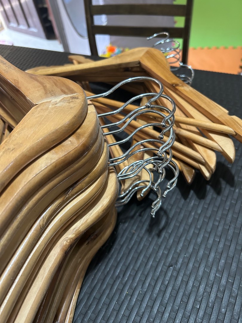 Wooden Hangers on Carousell