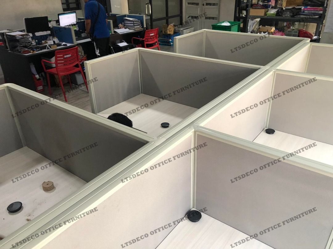 Workstation call center table office partition | modular cubicle office ...