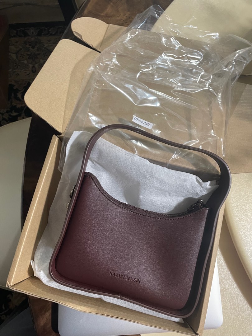 WTS nazifi nasri medium oked in chocolate, Luxury, Bags & Wallets on ...