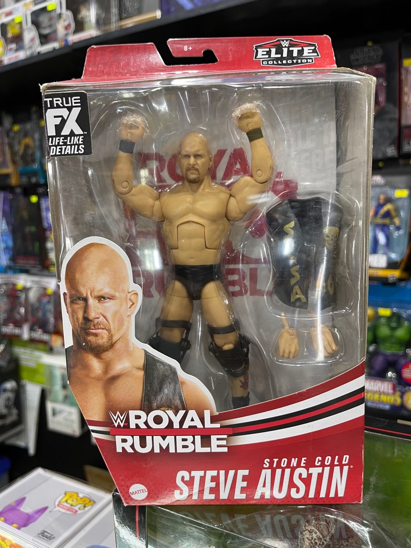 WWE Mattel Elite Best of Attitude Era Stone Cold Steve Austin Wrestling Figure e