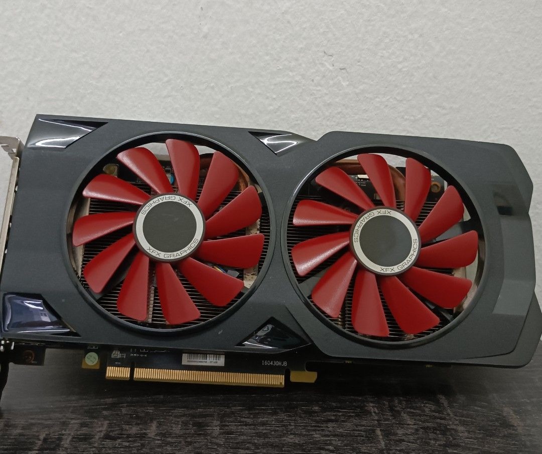 AMD Radeon XFX RX 580 2048SP Black Wolf 8GB, Computers & Tech, Parts ...