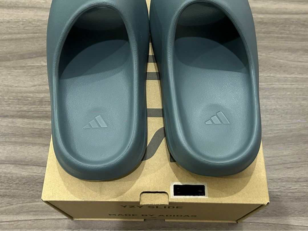 Rap(2) Hoodie Match Yeezy Slide Slate Marine