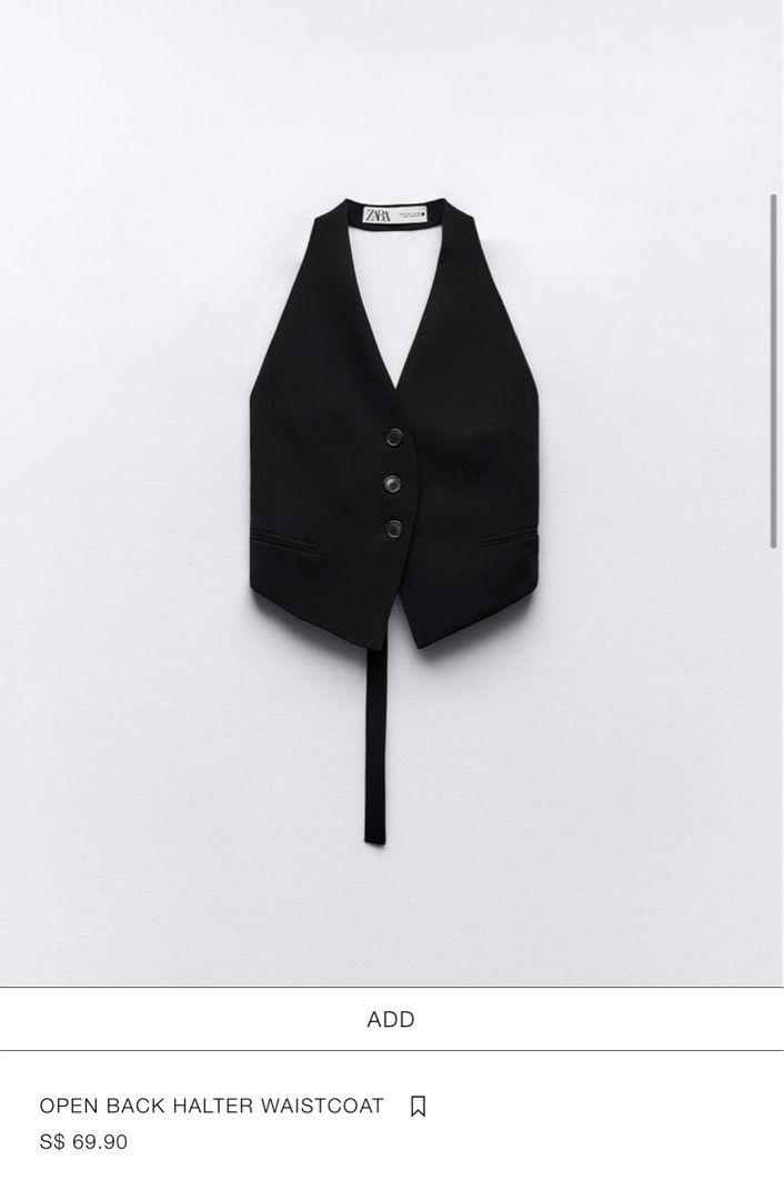 Waistcoat zara sales