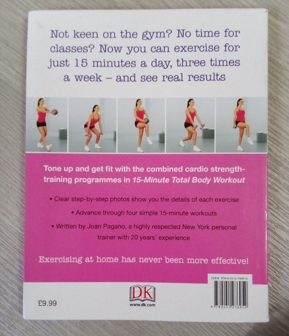 15 minute total body workout Hobbies Toys Books Magazines Textbooks on Carousell