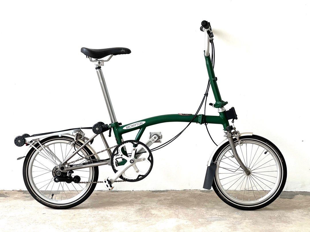 Brompton racing clearance green titanium