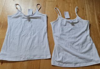 2 Brand New Target Girls' White Singlets(Girls 7-16, Size 10)