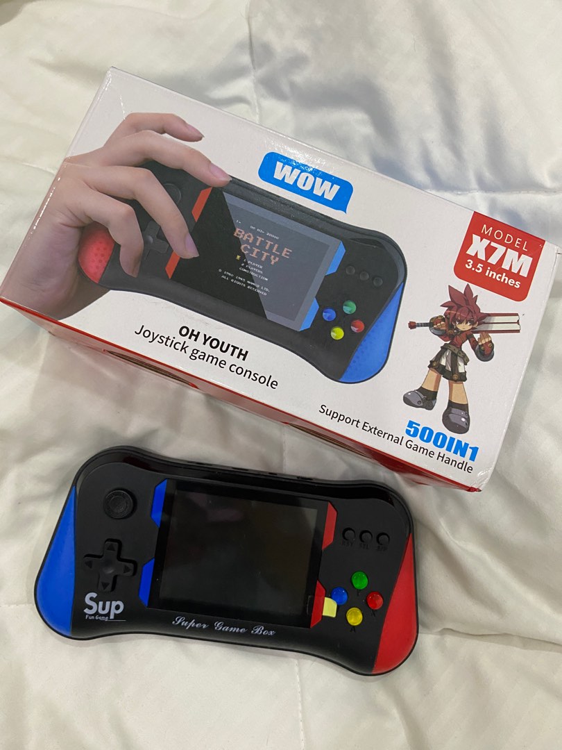 500 Games NOVA X7M Console Portable Handheld Game Players 3.5" HD