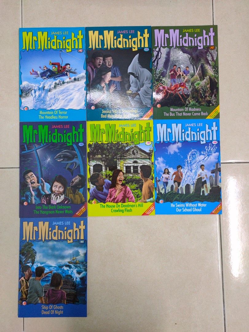 Toys,　Mr　by　100%　Books　100,　Hobbies　Original　98,　97,　on　Books　#92,　Midnight　Carousell　Series　Lee,　101　95,　99,　Children's　James　Magazines,