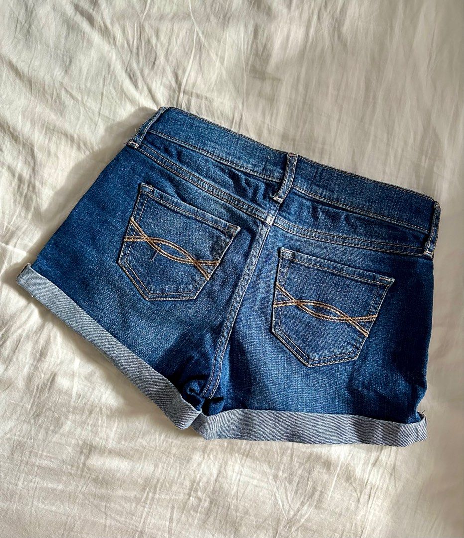 Abercrombie kids jean shorts discount