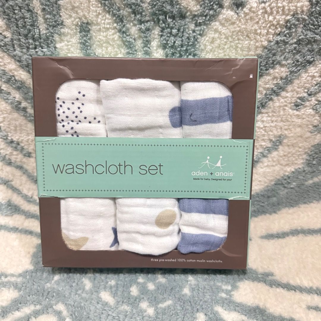 Aden Anais Washcloth Set 3 pcs Babies Kids Babies Kids Fashion on Carousell