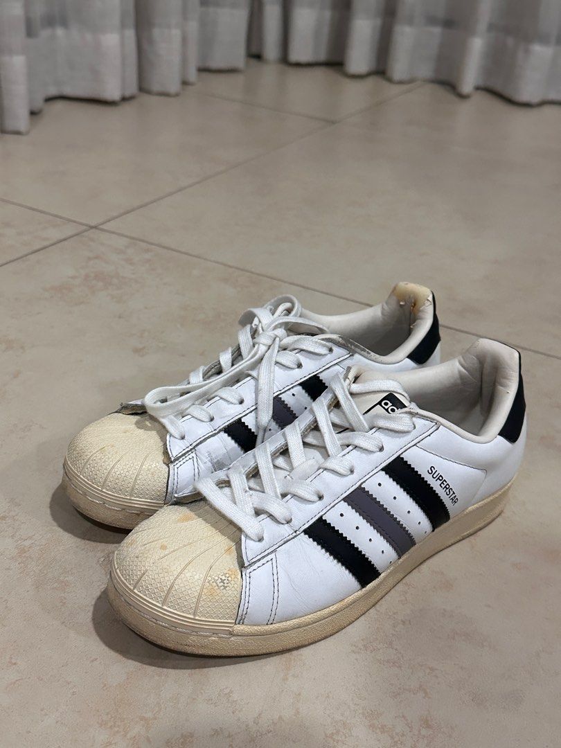 Superstar gray stripes outlet