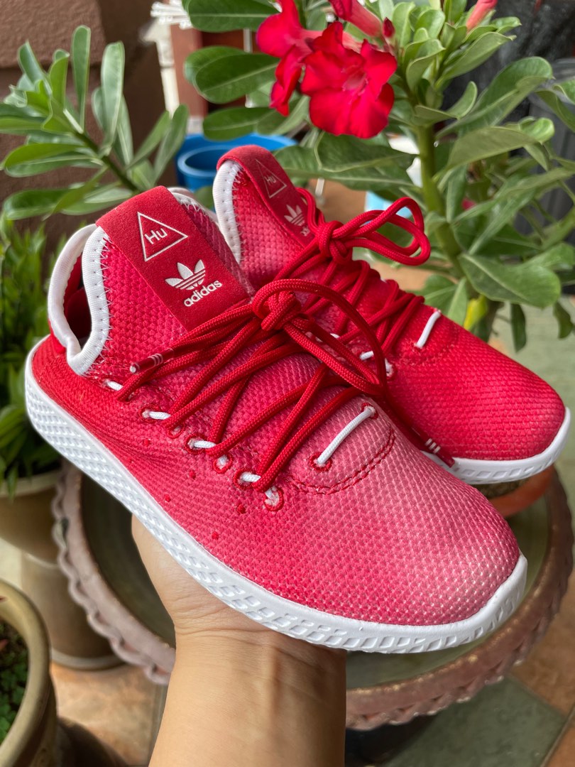 Red adidas hu 2025 shoes