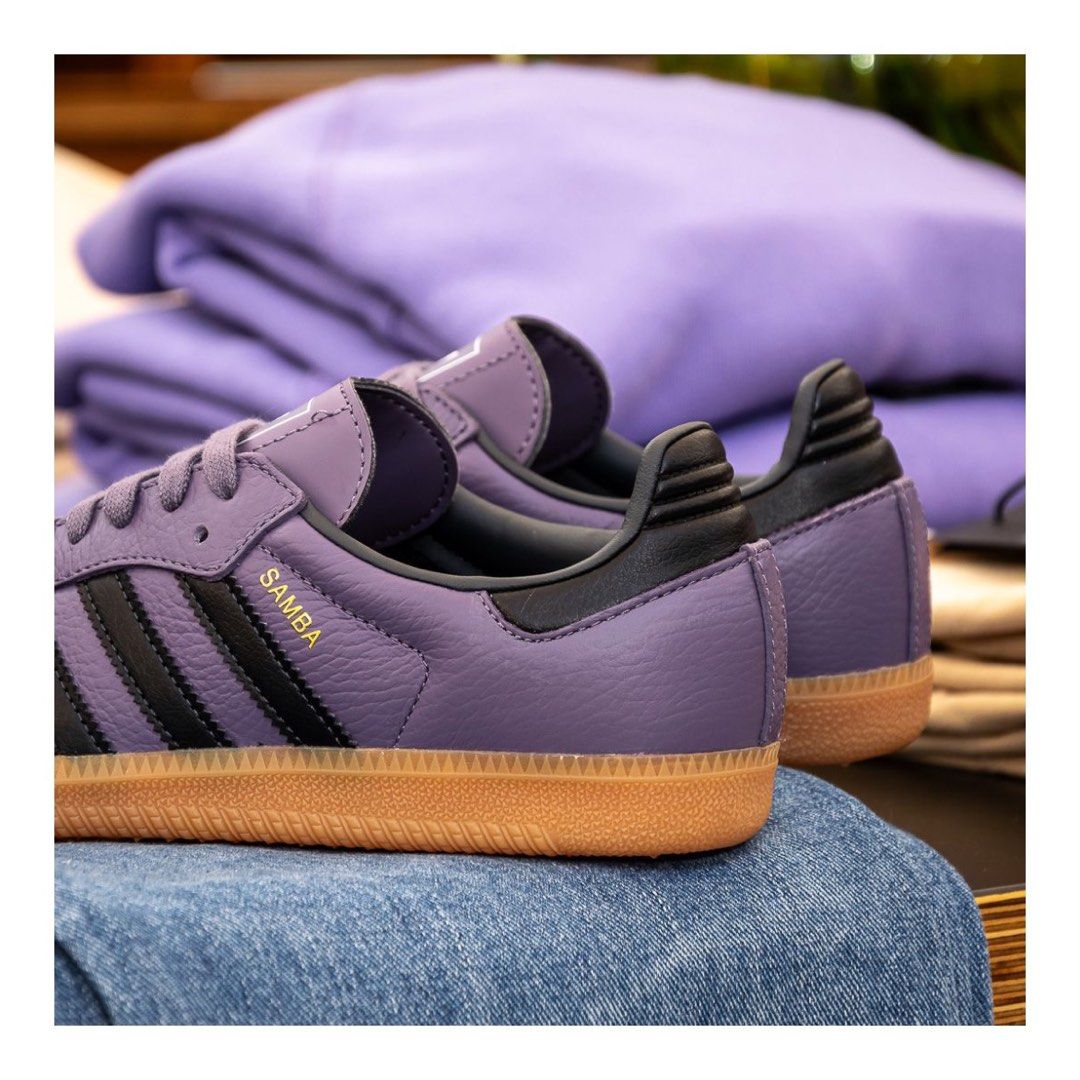 Adidas hotsell samba violet