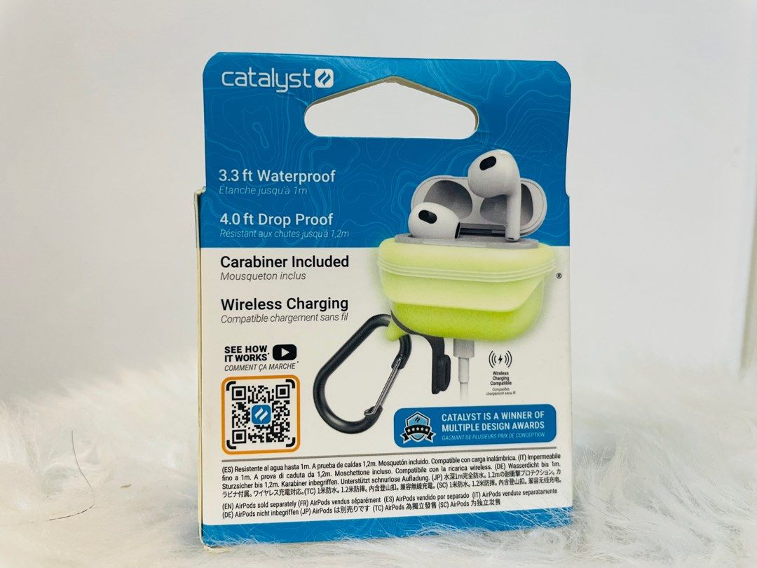 Airpod case (gen 3) “catalyst” (Category: Headphones & Headsets) located in Makati City. Submitted by tomypom (Listing ID 1253377313, Image 3). Description: Authentic catalyst case Color: Glow in the dark Airpods 3rd generation Waterproof IP67 1meter Drop proof 4ft On sale!!! 999 pesos only! .