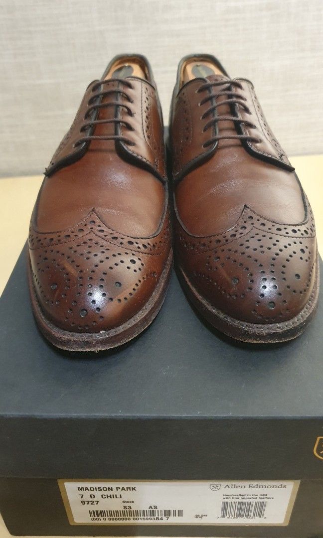Allen Edmonds Madison Park Leather Shoes Men s Fashion Footwear