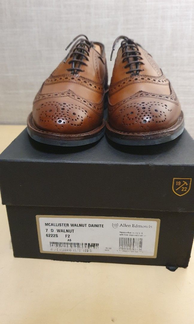 Allen edmonds mcallister walnut cheap
