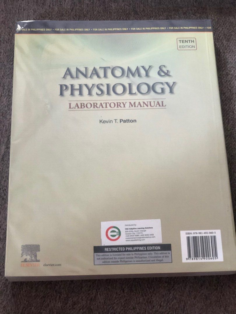 Anatomy and Physiology Kevin Patton 10th editio, Hobbies & Toys, Books ...