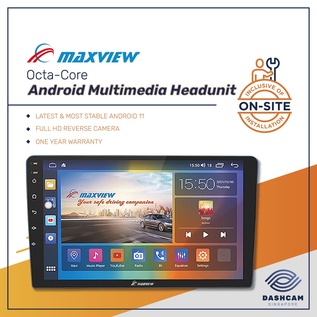 Android Headunit Reverse Camera Installation Wireless Apple CarPlay