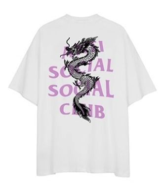 100 Authentic ASSC 1988 Dragon Tee Men s Fashion Tops Sets