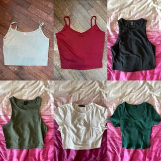 Assorted Basic Tops - tanks and tshirts