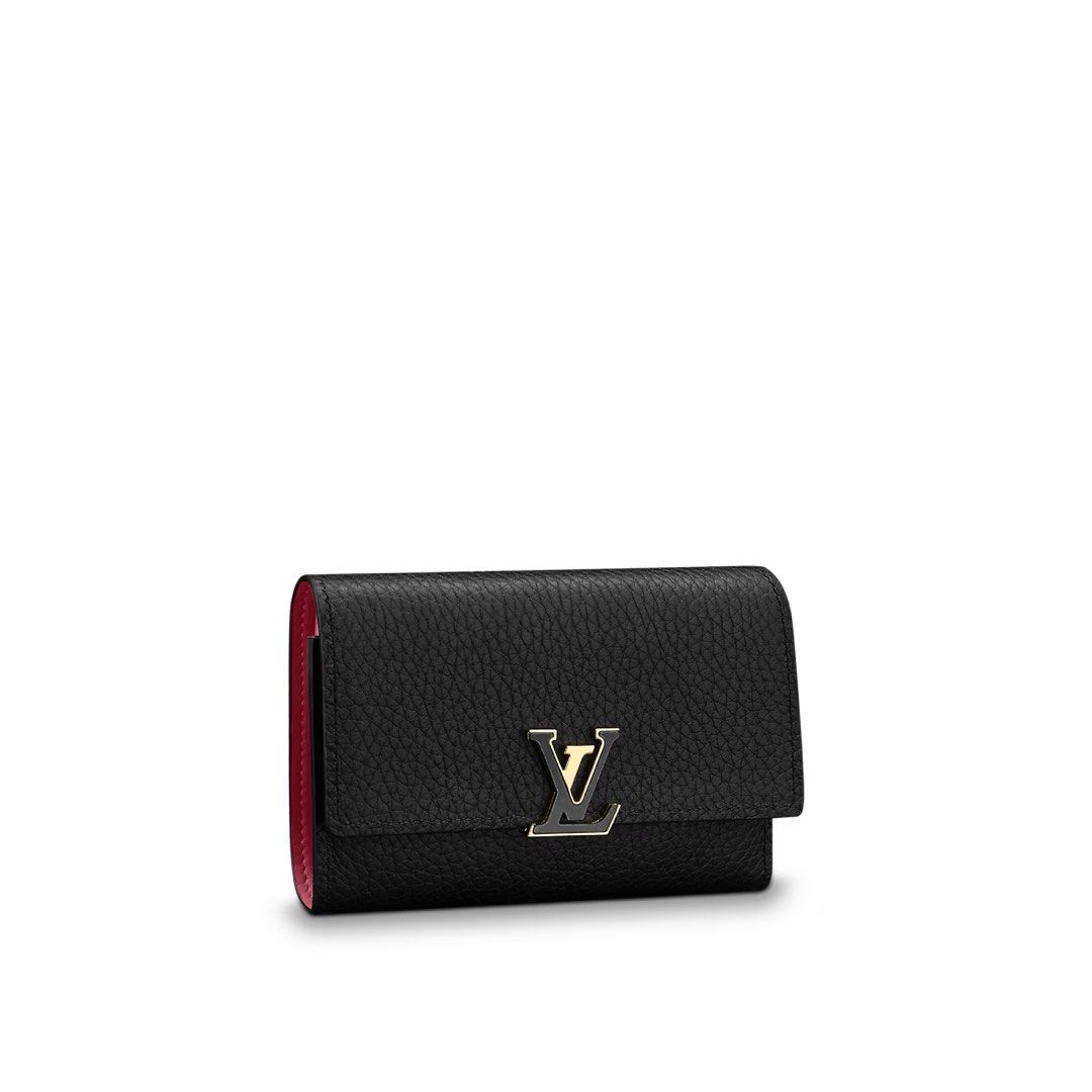 LV CAPUCINES COMPACT WALLET, Luxury, Bags & Wallets on Carousell