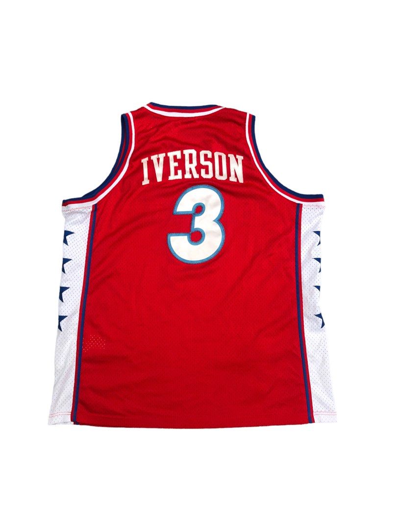 NIKE NBA SIXERS IVERSON ゲームシャツ ブラック 3XL - ウェア