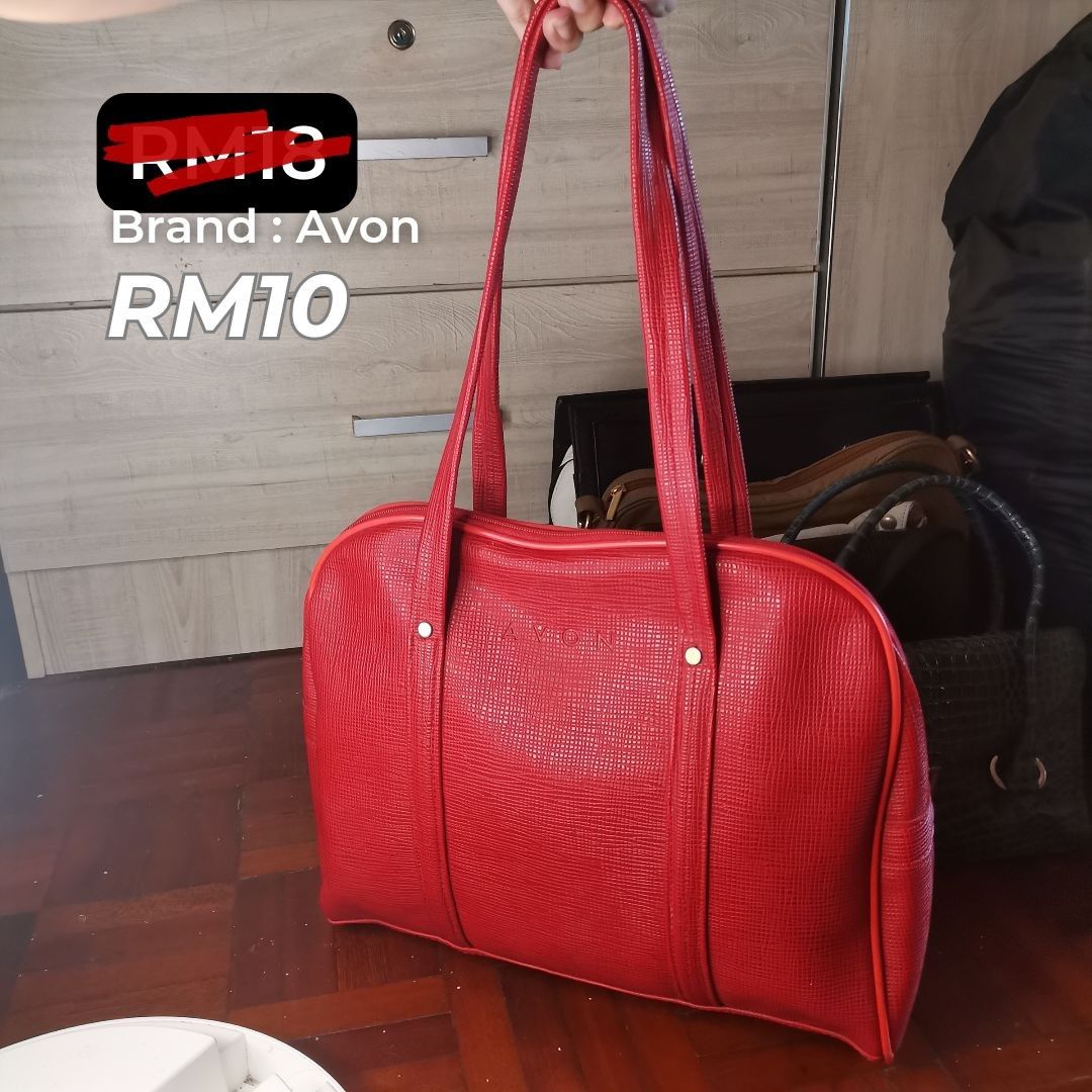 Avon Faux Leather Tote Bags | Mercari
